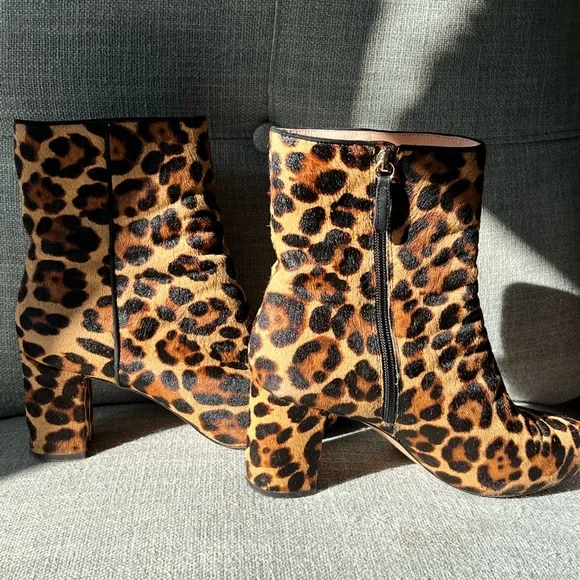 J. Crew Sadie boots in Leopard Calf Hair - Picture 4 of 8